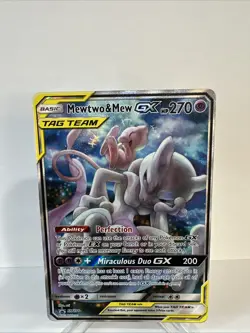 Pokemon TCG Mewtwo & Mew GX SM191 Promo Card - Image 1