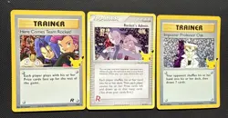 Pokemon Card Lot Team Rocket Theme 3 Cards 25th Celebrations Holo Rares - Image 2