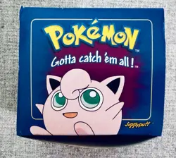 Pokemon 23k Gold Plated JIGGLYPUFF Trading Card Sealed 1999 Blue Box Burger King - Image 1