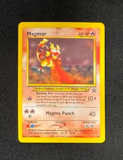 Magmar #44 Black Star Promo Regular Pokemon Card WOTC Vintage - Image 1