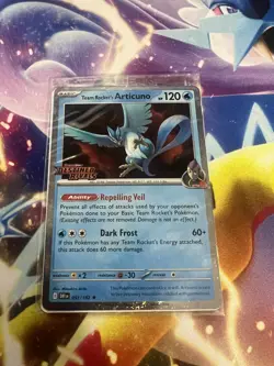 Team Rocket's Articuno 051/182 Sealed Promo NM Pokemon Trading Card Game - Image 1