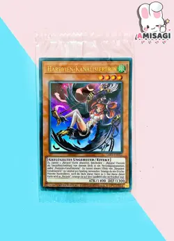 Yu-Gi-Oh! Karte Harpyien-Kanalisiererin LART-DE022 Trading Card Lost Art NEU - Image 1