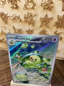 Pokemon TCG Reuniclus 171/162 2024 Temporal Forces Illustration Rare Card NM - Image 2