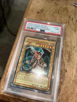 Yu-Gi-Oh White Horned Dragon GXNG-EN001 Ultra Rare Card PSA 9 - Image 1