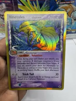 Pokemon Ninetales Delta Holo Rare Dragon Frontiers Card 030/068 LP - Image 1