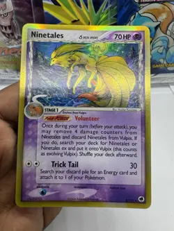 Pokemon Ninetales Delta Holo Rare Dragon Frontiers Card 030/068 LP - Image 2