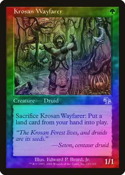 Krosan Wayfarer FOIL Judgment PLD Green Common MAGIC GATHERING CARD ABUGames - Image 1