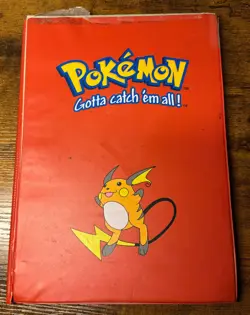 Vintage Pokemon TCG Binder - Heavily Used - No Cards Included - Image 1