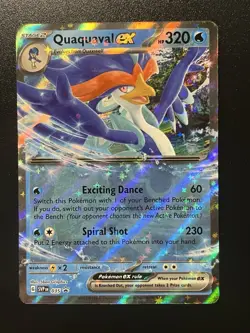 Quaquaval EX 035 Promo Card Near Mint Condition Pokemon Scarlet & Violet - Image 1