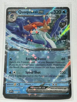 Quaquaval EX 035 Scarlet & Violet Black Star Promo Holo Pokemon Card English Eng - Image 1
