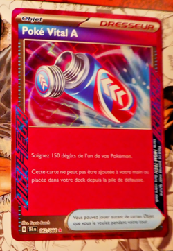 Pokemon Card Holo Carte Poke Vital A 062/064 SFA SV6.5 FR Mint 2024 - Image 1