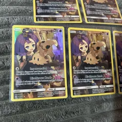 Pokemon Mimikyu 245/236 SM Cosmic Eclipse Full Art Secret Rare Card lot - Image 3