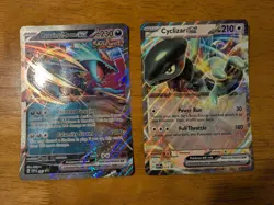 2x Black Star Jumbo Promo Pokemon Cards Roaring Moon ex Cyclizar ex - Image 1