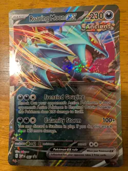 2x Black Star Jumbo Promo Pokemon Cards Roaring Moon ex Cyclizar ex - Image 2