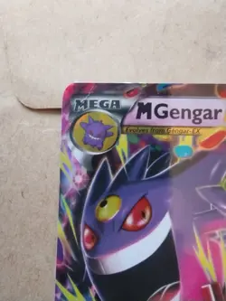 Pokemon TCG XY Phantom Forces M Gengar EX Ultra Rare Holo Card 35/119 Mega - Image 2