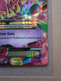 Pokemon TCG XY Phantom Forces M Gengar EX Ultra Rare Holo Card 35/119 Mega - Image 4