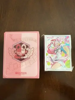 One Piece Premium Card Collection Uta Deck Box, Sleeves, and Divide - Sealed - Image 1
