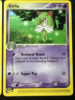 RALTS & KIRLIA 2003 POKEMON E-CARD EX RUBY AND SAPPHIRE 66/109 34/109 NM+ - Image 3