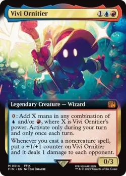 MTG English Vivi Ornitier (Extended Art) NM Foil Universes Beyond: FINAL FANTASY - Image 1