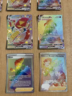 POKEMON TCG RAINBOW VMAX LOT WITH SUPPORTERS - 9 Cards All Rainbow NM/LP - Image 4