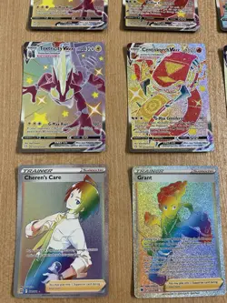 POKEMON TCG RAINBOW VMAX LOT WITH SUPPORTERS - 9 Cards All Rainbow NM/LP - Image 5