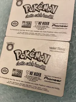Pokemon Pikachu/Squirtle Viz Video Pioneer Lenticular DVD 3D Promo Card Holo - Image 4