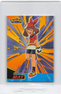MAY #7 - NON-HOLO - Pokemon Advanced - 2003 Topps POKMEON CARD - LP - Image 1