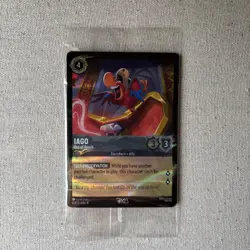 D23 Lorcana Promo Card Iago: Out of Reach (8/D23 • EN • 8, Gold Member Gift) - Image 1
