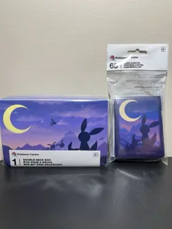 NEW - Pokemon TCG - Eevee & Umbreon Twilight Double Deck Box and 65 Card Sleeves - Image 2