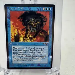 Magic The Gathering Force of Will Alliances Lightly Played (1) - Image 1