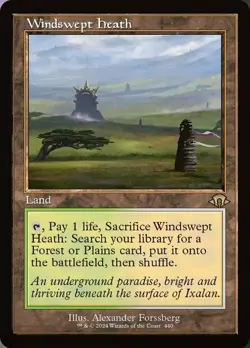 1x Windswept Heath - Retro Frame Light Play MTG Magic - Kid Icarus - - Image 1