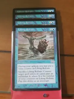4x Lilting Refrain - NM - Urza's Saga - SPARROW MAGIC mtg - Image 1