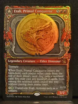 MTG Etali, Primal Conqueror / Etali, Primal Sickness Foil Showcase Rare Nm-M - Image 1