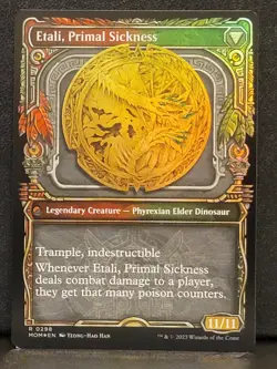 MTG Etali, Primal Conqueror / Etali, Primal Sickness Foil Showcase Rare Nm-M - Image 2