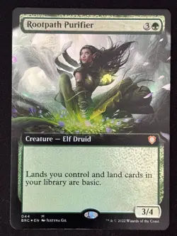1x MTG Rootpath Purifier (Extended Art, Foil) - (BRC) #44 - Magic - Image 1