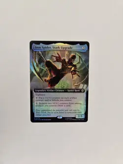 Iron Spider, Stark Upgrade Extended Art Foil 0279 Magic The Gathering Spider-Man - Image 2