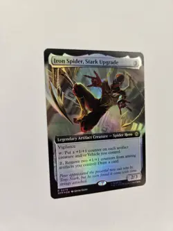 Iron Spider, Stark Upgrade Extended Art Foil 0279 Magic The Gathering Spider-Man - Image 3