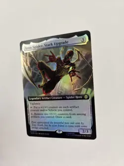 Iron Spider, Stark Upgrade Extended Art Foil 0279 Magic The Gathering Spider-Man - Image 4