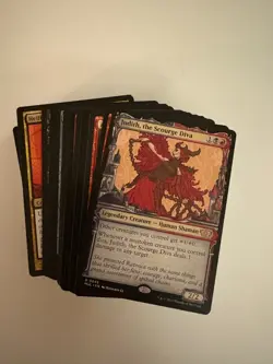MTG Custom EDH Commander Deck JUDITH, THE SCOURGE DIVA Magic Decklist inside - Image 1