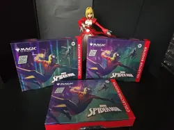 Magic The Gathering Marvel Spiderman Collector Booster Pack IN HAND Lot (3) - Image 1