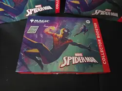 Magic The Gathering Marvel Spiderman Collector Booster Pack IN HAND Lot (3) - Image 2