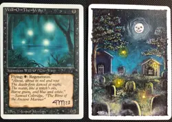 Magic Revised WILL-O-THE-WISP Artist Proof w/painting ***MTG - Image 1