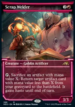 Magic the Gathering MTG Scrap Welder (388) Kamigawa Neon Dynasty NM - Image 1