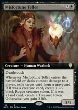 MTG Misfortune Teller (139) Streets of New Capenna Commander NM - Image 1