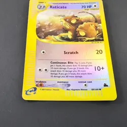 Raticate 89/144 Skyridge Reverse Holo Rare Pokemon TCG Nintendo e-reader - Image 3
