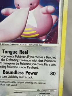 Pokemon TCG Lickilicky Lv.46 Holo Secret Wonders LP W/ Swirl - Image 3