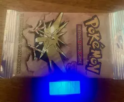 🔥 Pokemon Fossil Unlimited Long Crimp Vintage Booster Pack - Heavy 21.04g - Image 3