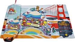 Pokemon TCG 2016 San Francisco World Championships Snorlax Playmat with Bag - Image 1