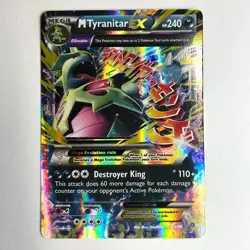 M Tyranitar EX 43/98 Pokemon XY - Ancient Origins 2015 LP - Image 1