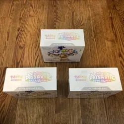 Pokemon TCG - S&V Prismatic Evolutions Elite Trainer Box (ETB) SEALED 3x Bundle - Image 2